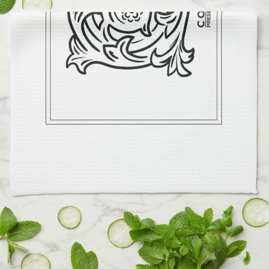 Keuken Handdoek met Inner Logo Design (Gevouwen)