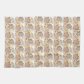 Keuken Handdoek met Leaf design. (Horizontaal)