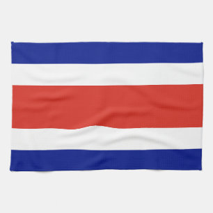 Keuken handdoek met vlag van Costa Rica