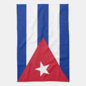 Keuken handdoek met vlag van Cuba (Verticaal)