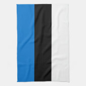 Keuken handdoek met vlag van Estland (Verticaal)