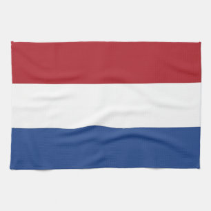 Keuken handdoek met vlag van Nederland