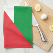 Keuken handdoek met Vlag van Palestina (Quarter Fold)