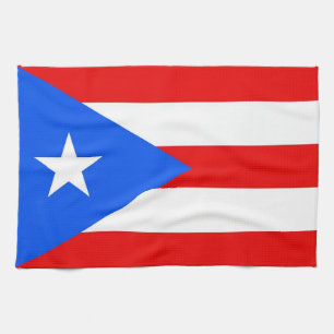 Keuken handdoek met Vlag van Puerto Rico, Verenigd