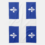 Keuken handdoek met Vlag van Quebec, Canada (Verticaal)