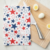 Keuken handdoek Patriottische sterren (Quarter Fold)
