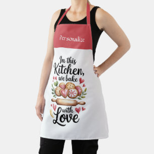 Keuken Hartelijk Bakken Met Liefde Citaat Personal Schort