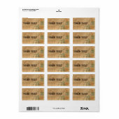 Keuken heks - drankjes etiket (Full Sheet)