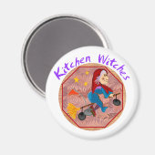 Keuken Heksenmagneten Magneet (Voorkant / Achterkant)