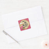 Keuken Helper Beloning Sticker Roze Strepen (Envelop)