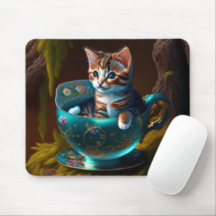 Keuken in een teacup (babydier) muismat