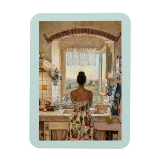 Keuken in Toscane Magneet