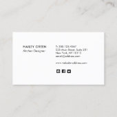 Keuken Kabinetry Design Visitekaartje (Achterkant)