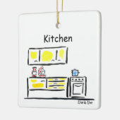keuken keramisch ornament (Links)