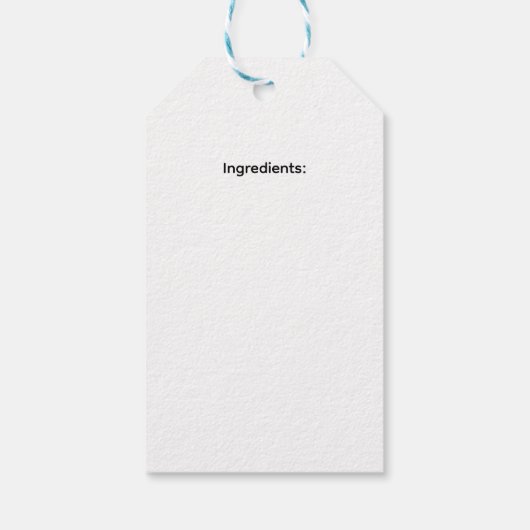 Keuken Koken Fruit Inblikken Potje Label Label Cadeaulabel (Achterkant)