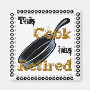 Keuken Koks Gestopte Satire Magneet