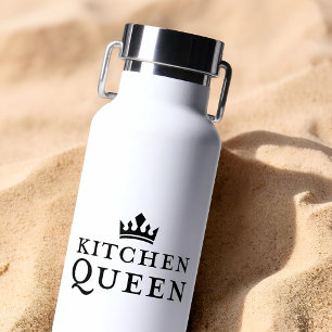 Keuken Koningin Pickleball Hoed Kroon Cadeau Voor Waterfles