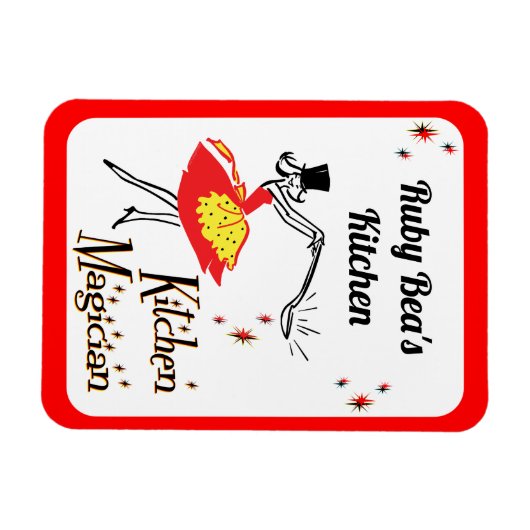 Keuken Magician Custom Retro Koelkast Magneet (Horizontaal)