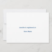 Keuken met bridal Shower-uitnodiging Kaart (Achterkant)