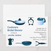 Keuken met bridal Shower-uitnodiging Kaart (Voorkant / Achterkant)