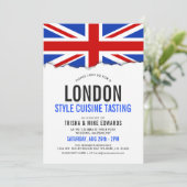 Keuken met een Londens thema | Party Flag Witte Ui Kaart (Staand voorkant)