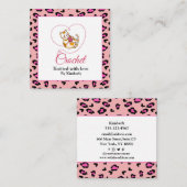 Keuken met visitekaartje met hartshaakplein (Voorkant / Achterkant)