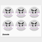 Keuken Paars Black Panda Canning Stickers (Vel)