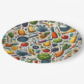 Keuken. Papieren Bordje (Gekanteld)