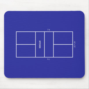 Keuken Pickleballveld Diagram Muismat