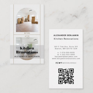 Keuken Renovaties Foto QR Code Visitekaartje