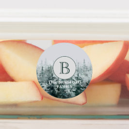 Keuken Rustisch bosmonogram Product Waterdicht Labels