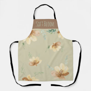 Keuken "Soft Bloom" Bloemen Waterverf Tuinieren Schort