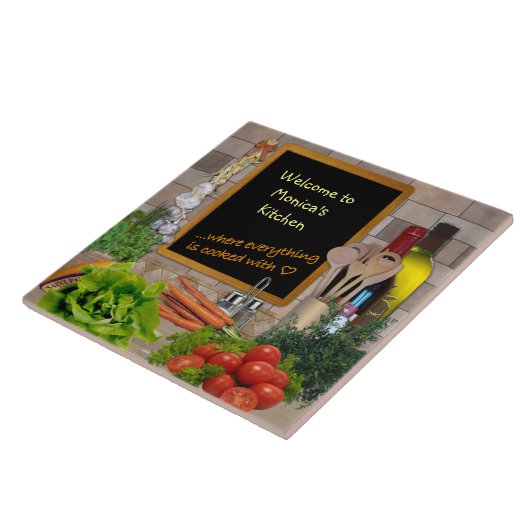 keuken tegeltje (Zijkant)