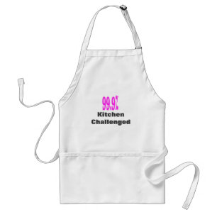 Keuken uitgedaagd Apron voor de slechte kook! Standaard Schort