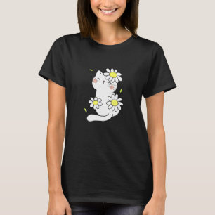 keuken van melkvesten met bloemen van melkvee t-shirt
