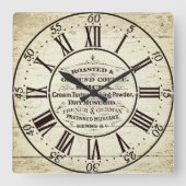  keuken vierkante klok (Voorkant)