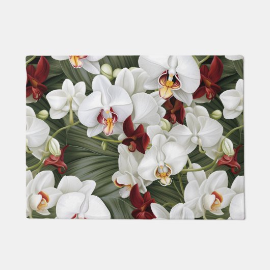 Keuken vloermat Elegante Orchideeën Deurmat (Voorkant)