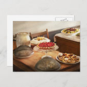 Keuken - Voedsel - De dessertcursus Briefkaart (Voorkant / Achterkant)