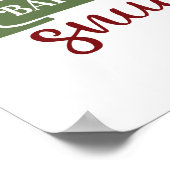 keuken voor kerstkoekjes voor kerstmis poster (Hoek)