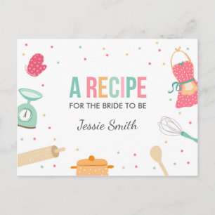 Keuken Vrijgezellenfeest Recept Koken Mint Roze Briefkaart