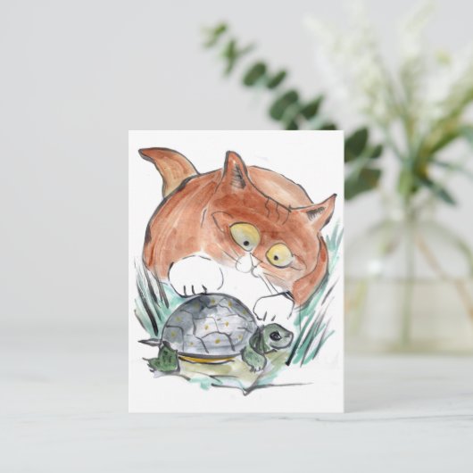 Keuken zegt dat je het bent. briefkaart (Staand voorkant)