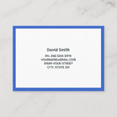 keukenaannemer visitekaartje (Achterkant)