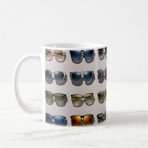 Keukenaccessoire-cadeau met zonnebrilthema koffiemok