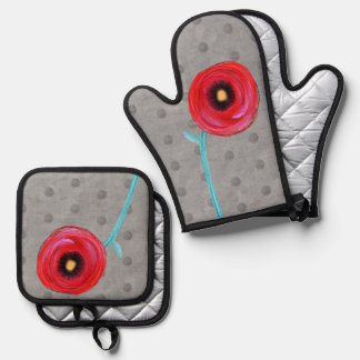 Keukenaccessoires exclusieve ontwerper 2024 ovenwant & pannenlap set