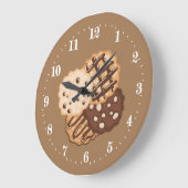 keukenbakkersbakkerswaren met leuke zelfgemaakte k grote klok (Hoek)