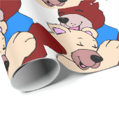 KeukenBeren Cadeaupapier (Rol Hoek)