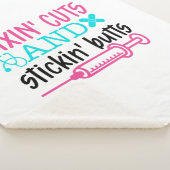 Keukenbont voor de spots sherpa deken (3/4)