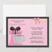 Keukenbridal Shower Invitation Kaart (Voorkant / Achterkant)