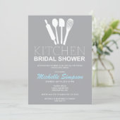 Keukenbridal Shower Invitation Kaart (Staand voorkant)