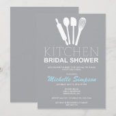 Keukenbridal Shower Invitation Kaart (Voorkant / Achterkant)